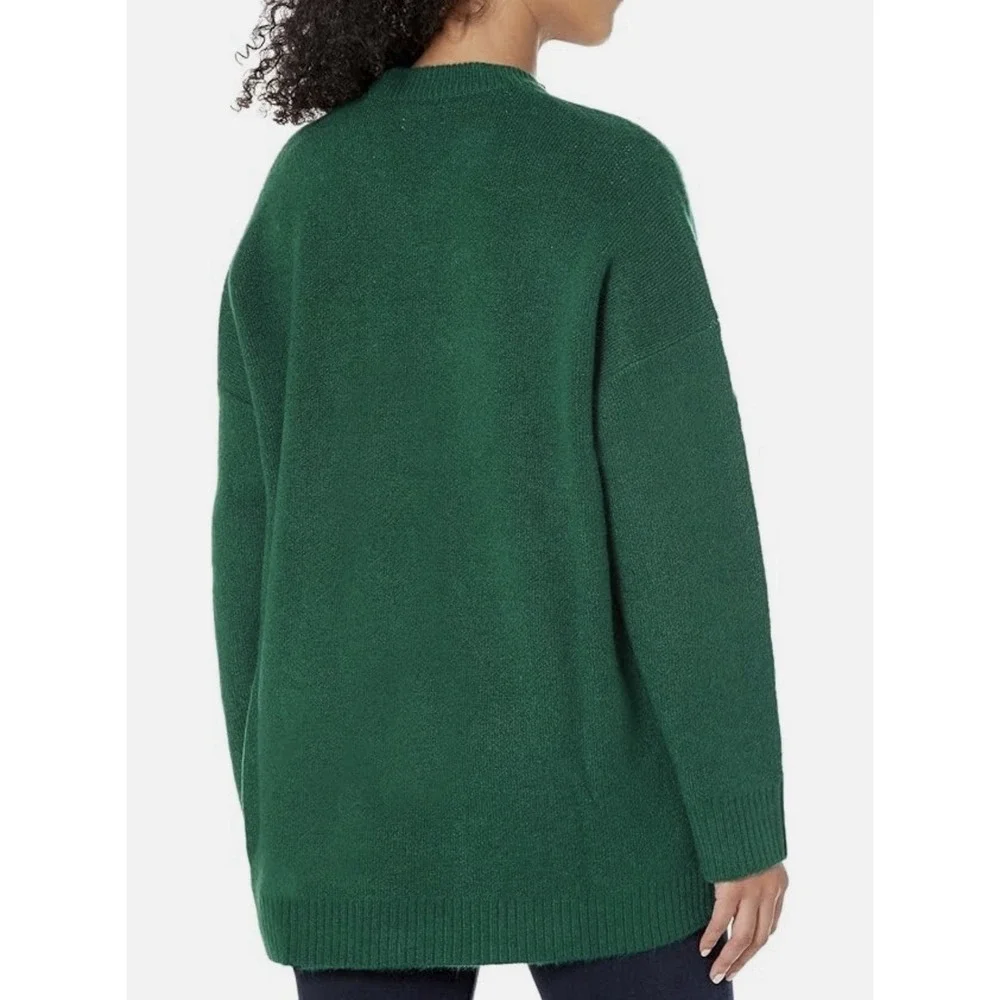 Show Me Your Mumu L102405 Green 'Martini' Classic Crewneck Sweater‎ Size Medium